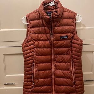 Patagonia women’s down vest.